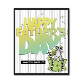 Sumflying Happy Father's Day Words Cutting Dies