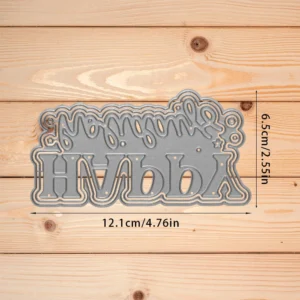 Happy Holidays Words Metal Cutting Dies 01