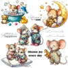 Happy Mouse Clear Stamps 00
