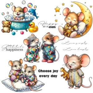 Happy Mouse Clear Stamps 00