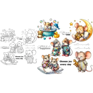 Happy Mouse Clear Stamps 03