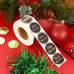 Sumflying Happy New Year Gift Seal Stickers - image 3