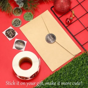 Sumflying Happy New Year Gift Seal Stickers - image 4