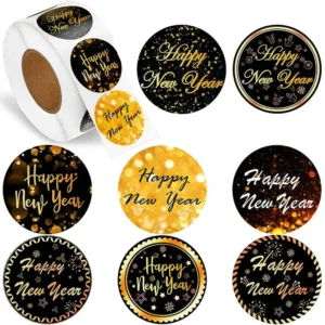 Sumflying Happy New Year Gift Seal Stickers - image 9