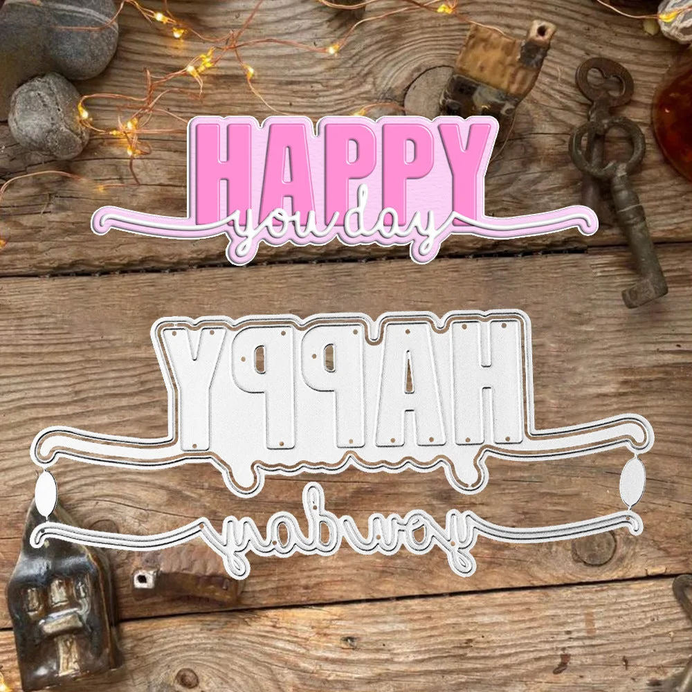 Happy Words Metal Cutting Dies 1 00 Happy Words Metal Cutting Dies 1 00