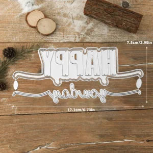 Happy Words Metal Cutting Dies 1 01
