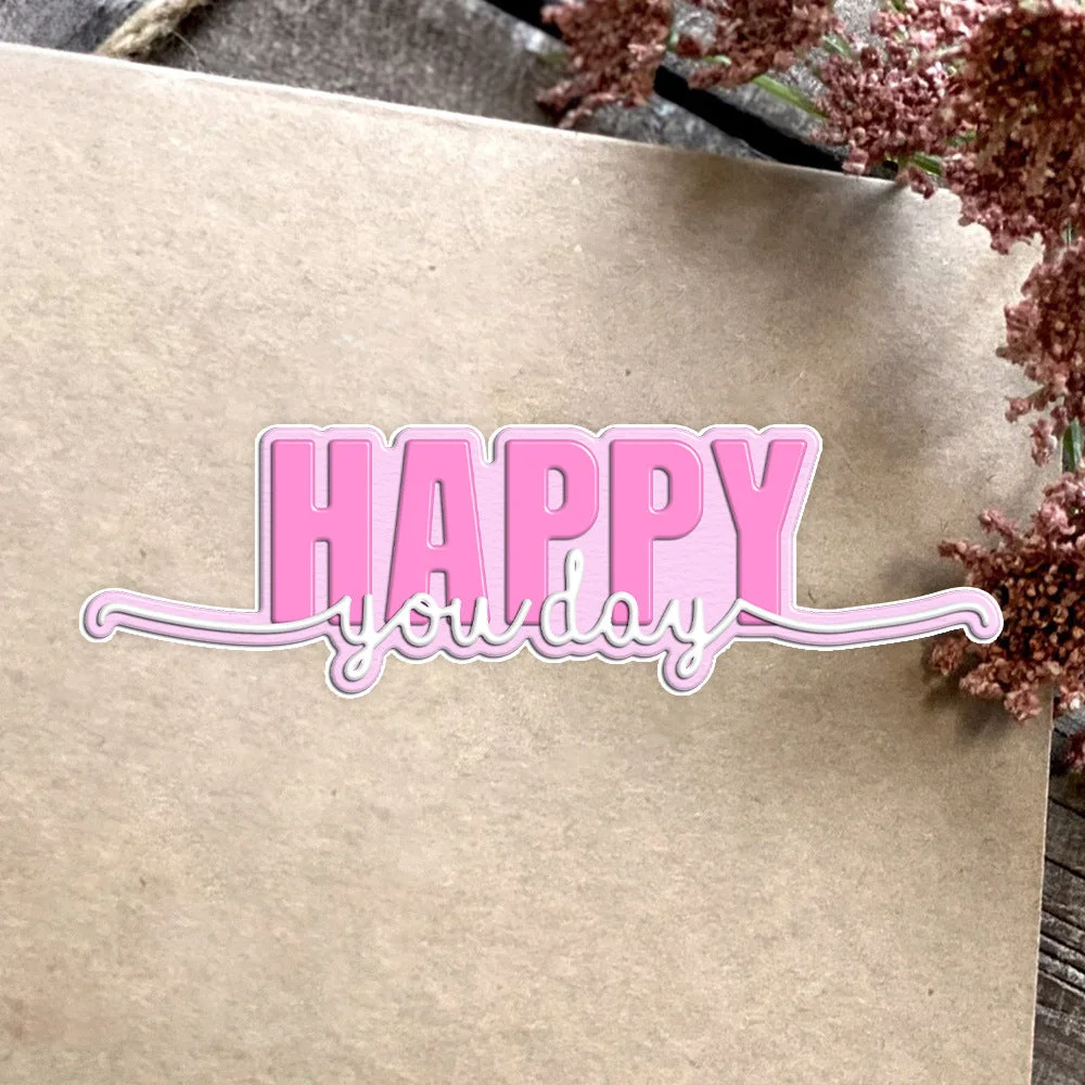 Happy Words Metal Cutting Dies 1 02 Happy Words Metal Cutting Dies 1 02
