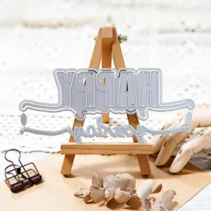 Sumflying Happy Words Metal Cutting Dies Happy Words Metal Cutting Dies 1 03