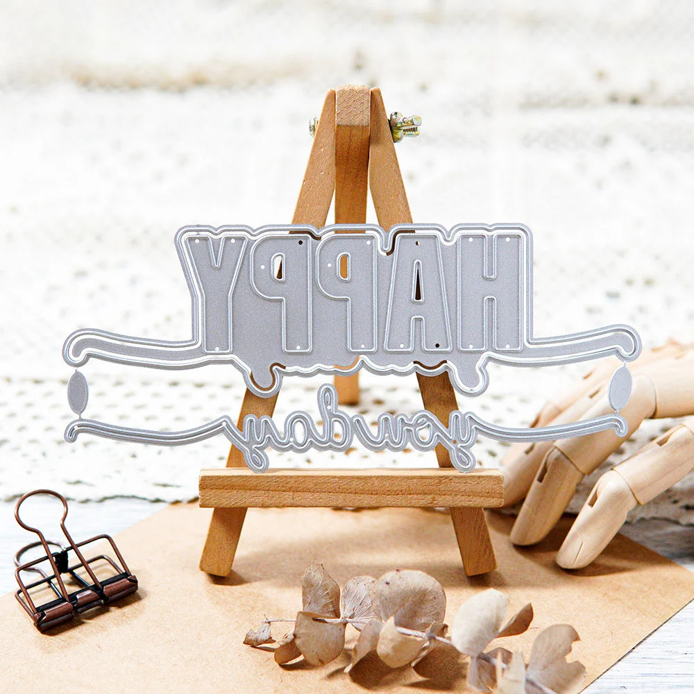 Happy Words Metal Cutting Dies 1 03 Happy Words Metal Cutting Dies 1 03