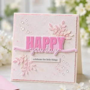 Sumflying Happy Words Metal Cutting Dies Happyyouday 3d Diy 20261006 01