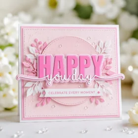 Sumflying Happy Words Metal Cutting Dies