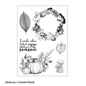 Harvest Season Clear Stamp Set - detail view | clear stamp
