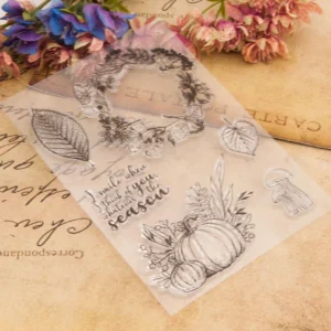 Harvest Season Clear Stamp Set - lifestyle photo | clear stamp