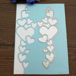 Back view – Sumflying Heart Lace Edge Metal Cutting Dies metal cutting dies