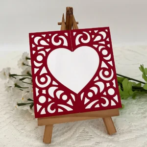 Size reference chart for Sumflying Heart Lace Rectangle Metal Cutting Dies metal cutting dies