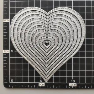 Back view – Sumflying Heart Shaped Metal Cutting Dies metal cutting dies