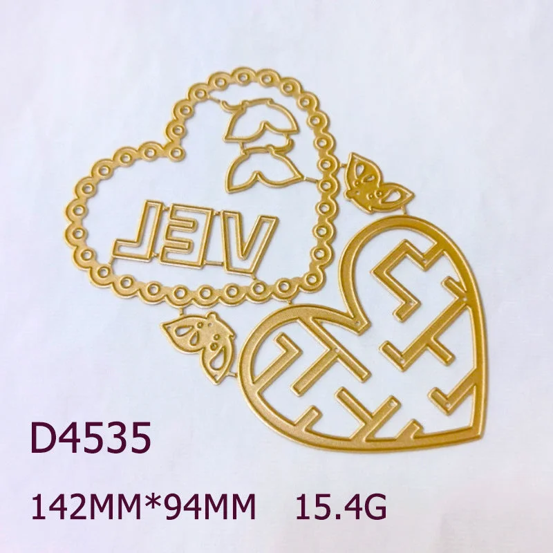 Heart Shaped Metal Cutting Dies 01 Heart Shaped Metal Cutting Dies 01