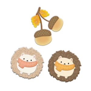 Hedgehog And Pine Cones Metal Cutting Dies 07
