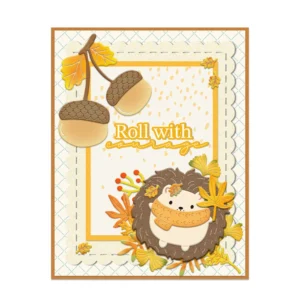 Hedgehog And Pine Cones Metal Cutting Dies 08