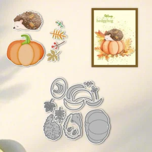 Hedgehog Pumpkin Metal Cutting Dies 00