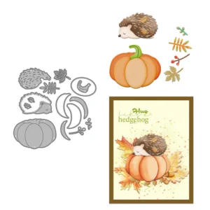 Sumflying Hedgehog Pumpkin Metal Cutting Dies Hedgehog Pumpkin Metal Cutting Dies 03
