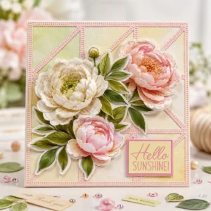 Hello Sunshine Peonies Card Gpt2 Realistic 01