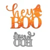 Hey Boo Words Metal Cutting Dies 00