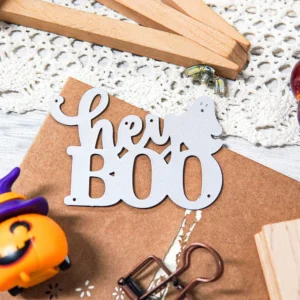 Hey Boo Words Metal Cutting Dies 01