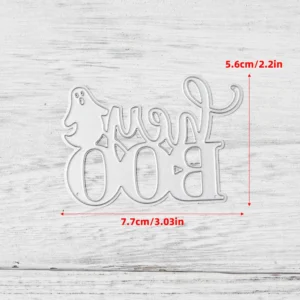Sumflying "Hey Boo" Words Metal Cutting Dies Hey Boo Words Metal Cutting Dies 02