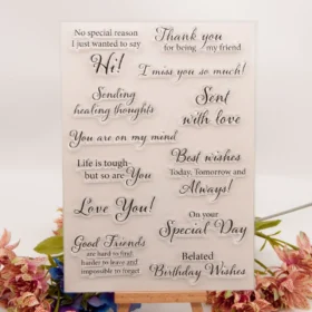 Hi Send With Love Stamp Set
