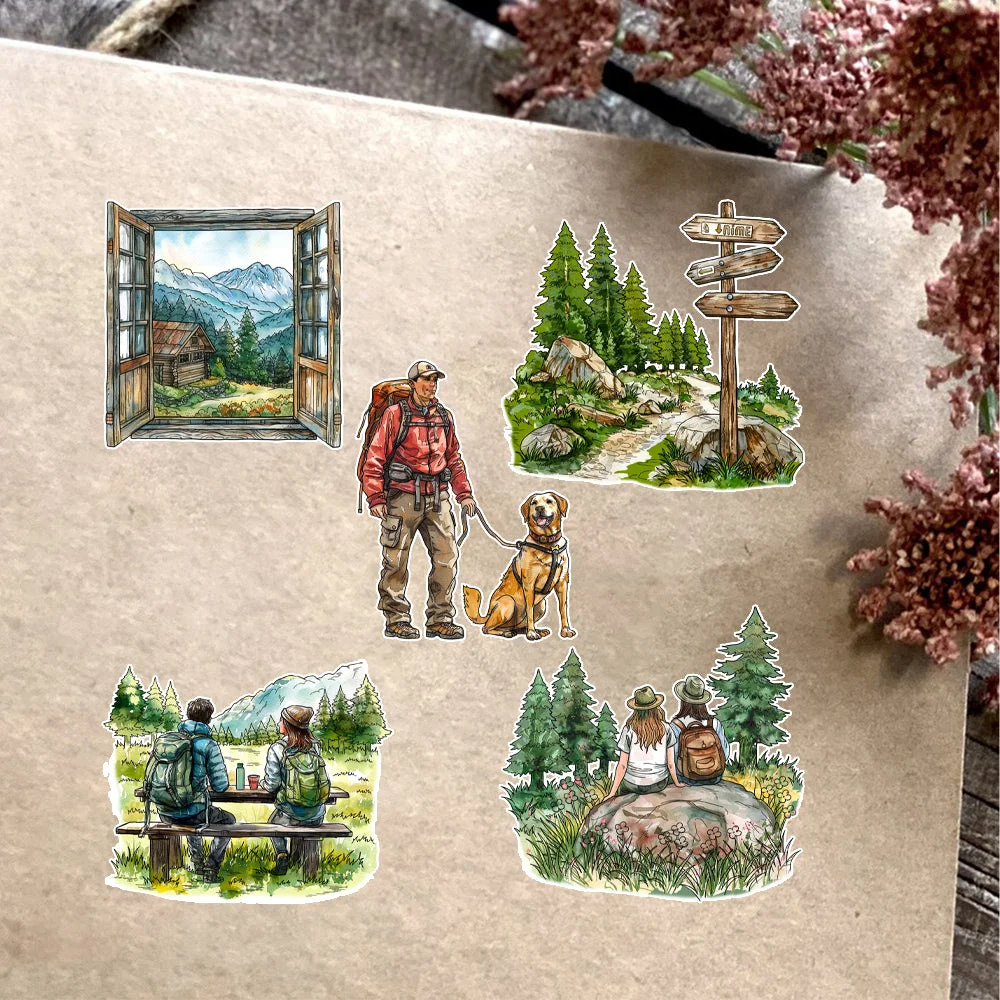 Hiking And Camping Clear Stamps 03 Hiking And Camping Clear Stamps 03
