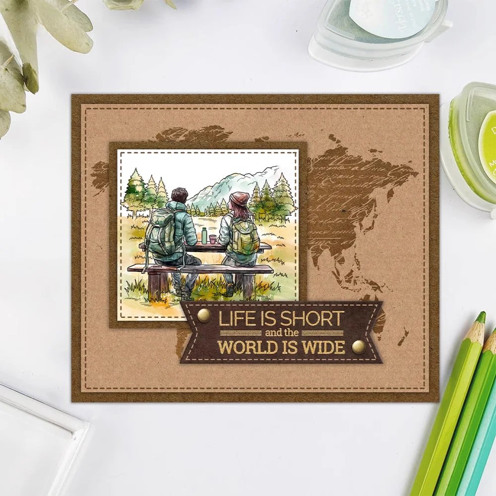 Hiking And Camping Clear Stamps 04 Hiking And Camping Clear Stamps 04