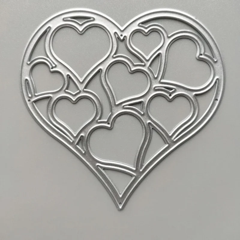 Hollow Heart Frame Metal Cutting Dies | Sumflying Craft – Carbon Steel Die