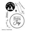 Holy Night Circular Stamp Set - main product photo | clear stamp
