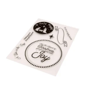 Holy Night Circular Stamp Set - packaging photo | clear stamp