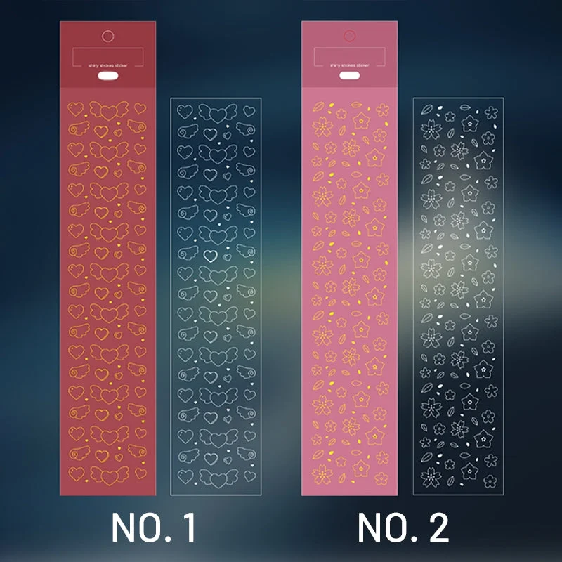 Cute Pattern 3D Hot Stamping Clear Transparent Sticker Cute Pattern 3D Hot Stamping Clear Transparent Sticker