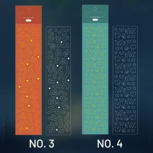 Cute Pattern 3D Hot Stamping Clear Transparent Sticker Cute Pattern 3D Hot Stamping Clear Transparent Sticker