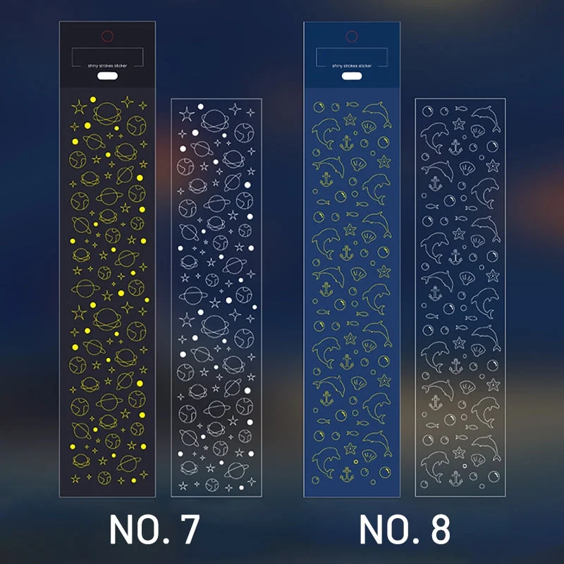 Cute Pattern 3D Hot Stamping Clear Transparent Sticker Cute Pattern 3D Hot Stamping Clear Transparent Sticker