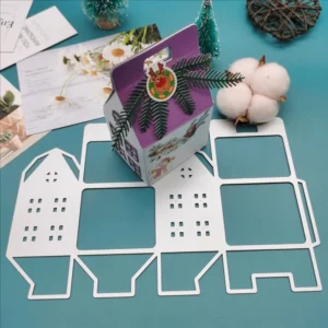 Sumflying House Box Metal Die Cuts metal cutting die - detail view