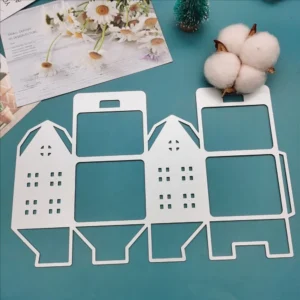Sumflying House Box Metal Die Cuts metal cutting die - usage example