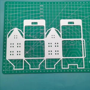 Sumflying House Box Metal Die Cuts metal cutting die - size guide