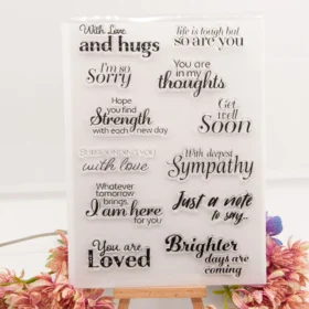 Hugs You Phrases Stamp Set