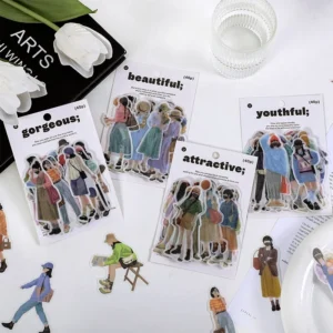 Fashion Girl People Theme Washi Sticker