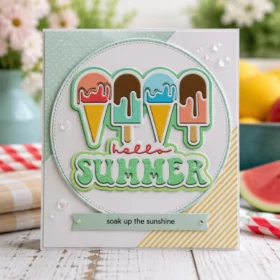 Sumflying Summer Ice Cream Metal Cutting Dies