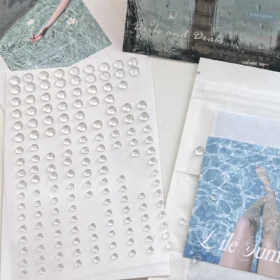 Simulated Transparent Water Drop Sticker