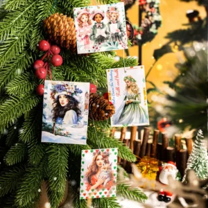 Sumflying Snow Country Time Series Christmas Polaroid Character Sticker Pack
