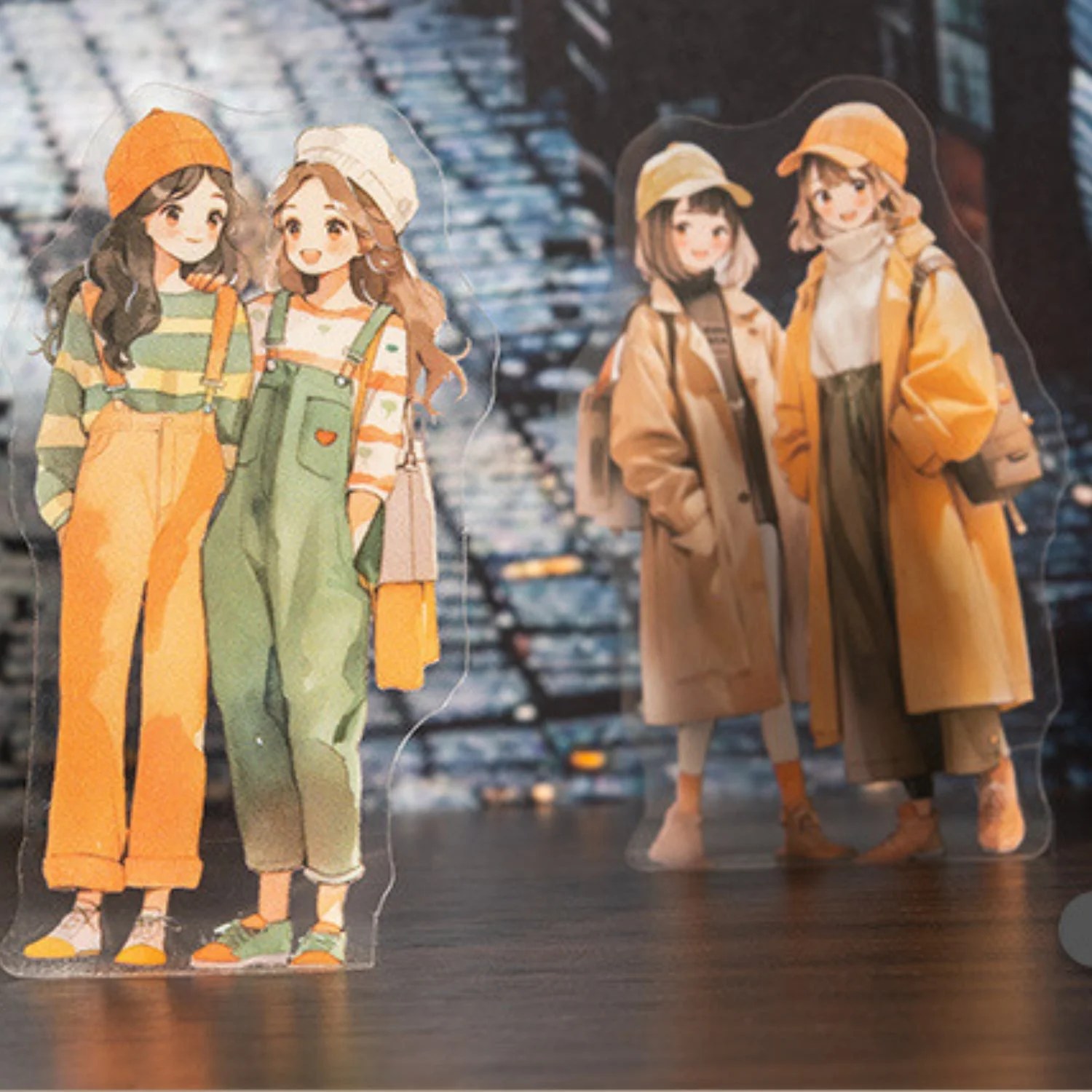 Sumflying Strolling In The City Series Fashion Character Scene Sticker Pack - image 19 Sumflying Strolling In The City Series Fashion Character Scene Sticker Pack