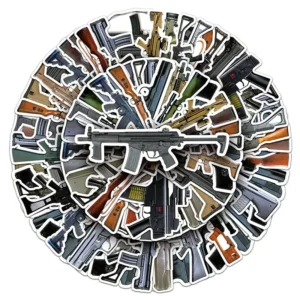 Sumflying Military Firearm Vinyl Stickers