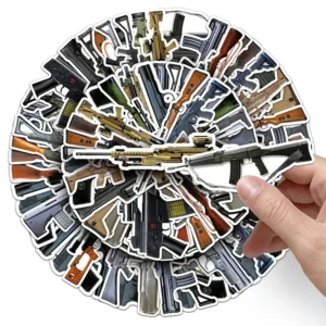 Sumflying Military Firearm Vinyl Stickers