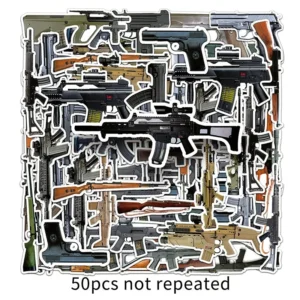 Sumflying Military Firearm Vinyl Stickers